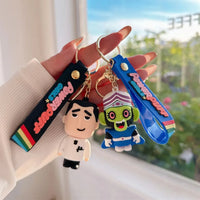 Powerful Girls Little Heroes 3D Keychain