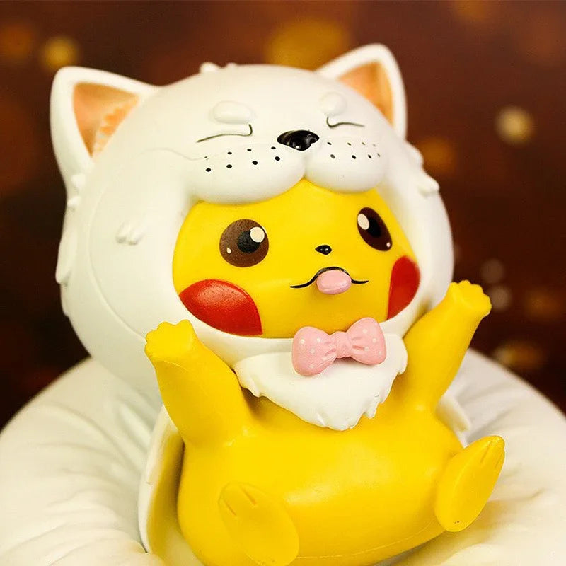 Pokimoen Pikachu Dog Party Figurine (13 cm)