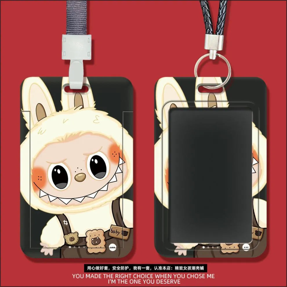 Monster Pass Labubu ID Card Holder
