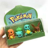 Pokimoen Champs 3D Eraser Figures (Set of 4)