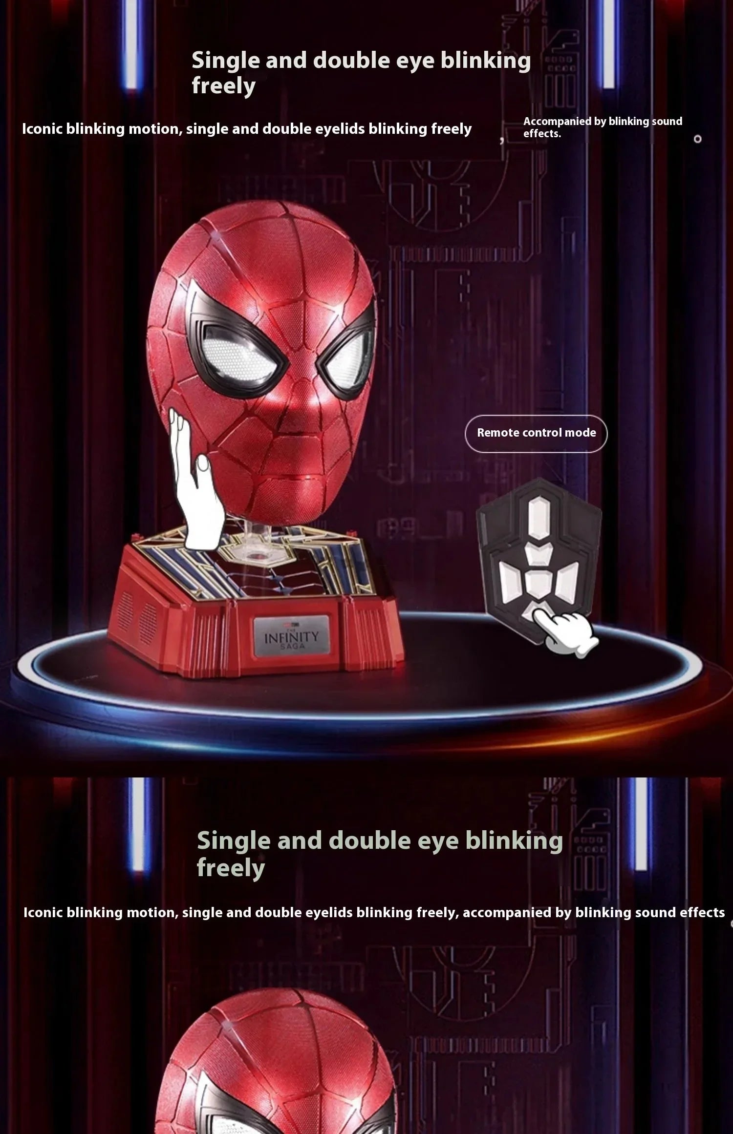 Killerbody Iron Spiderman Smart Helmet