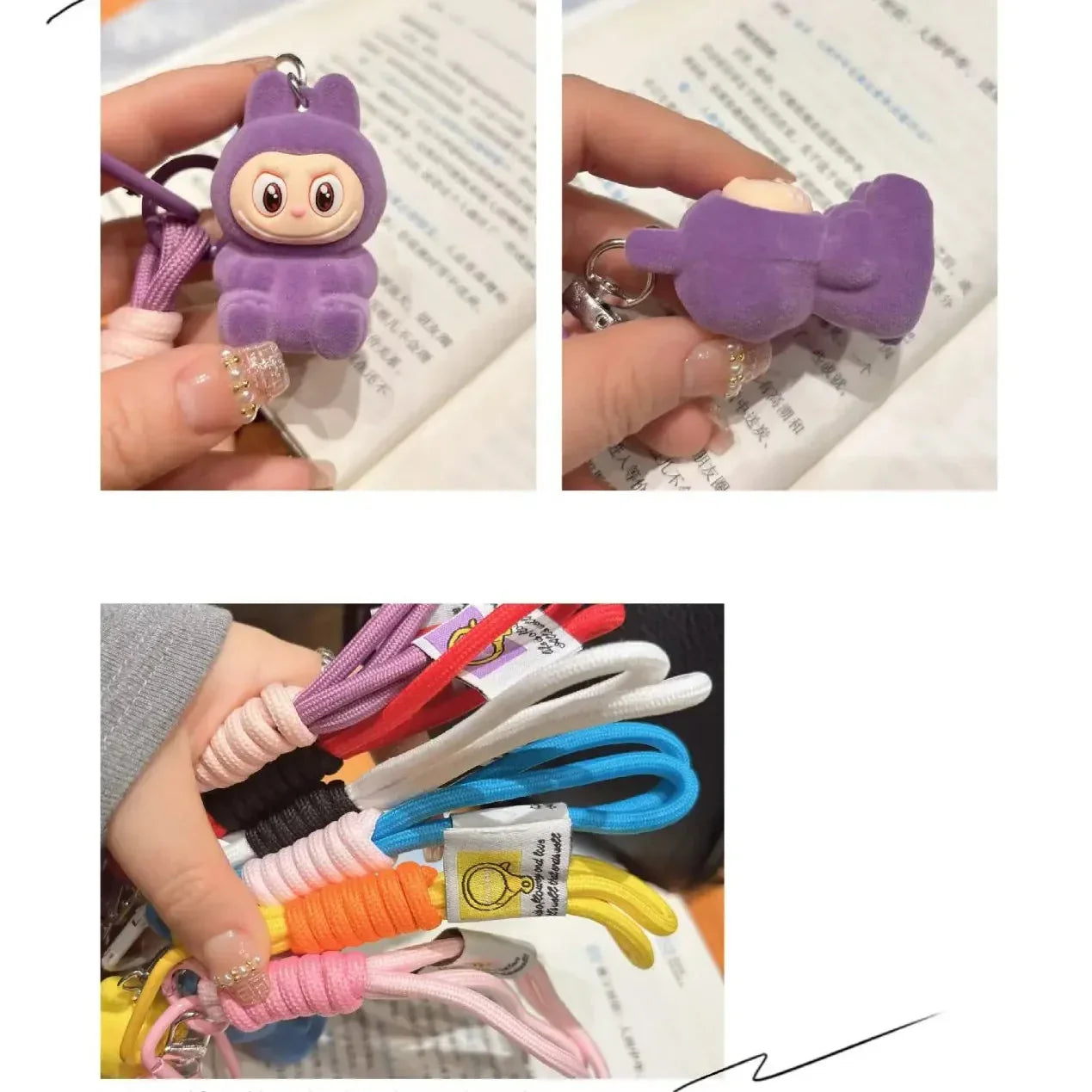 Labuboo Colorful Pop 3D Keychain