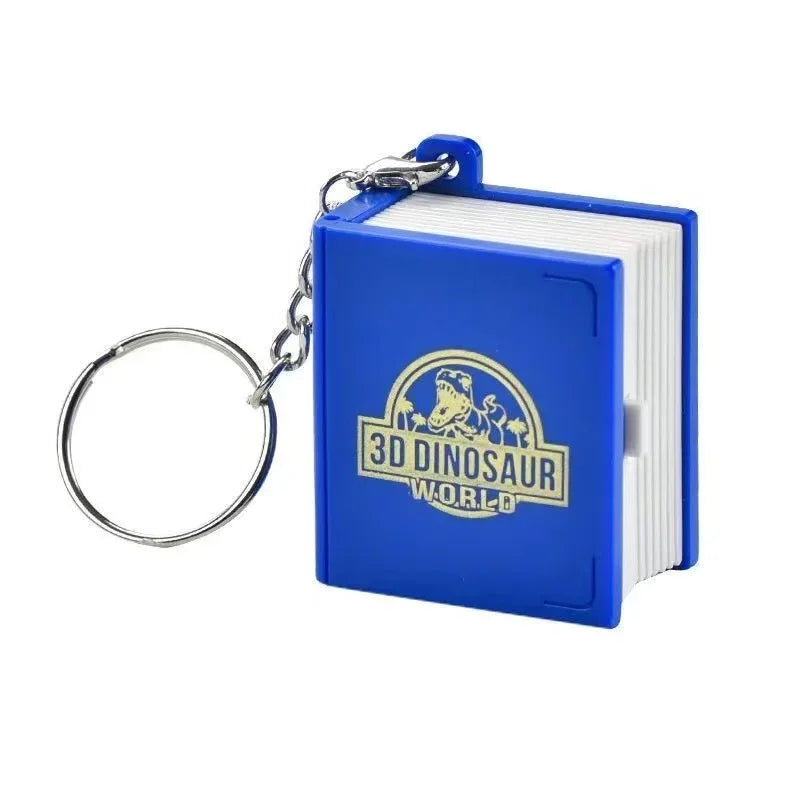 Jurassic Dinosaur Folding Book Keychain