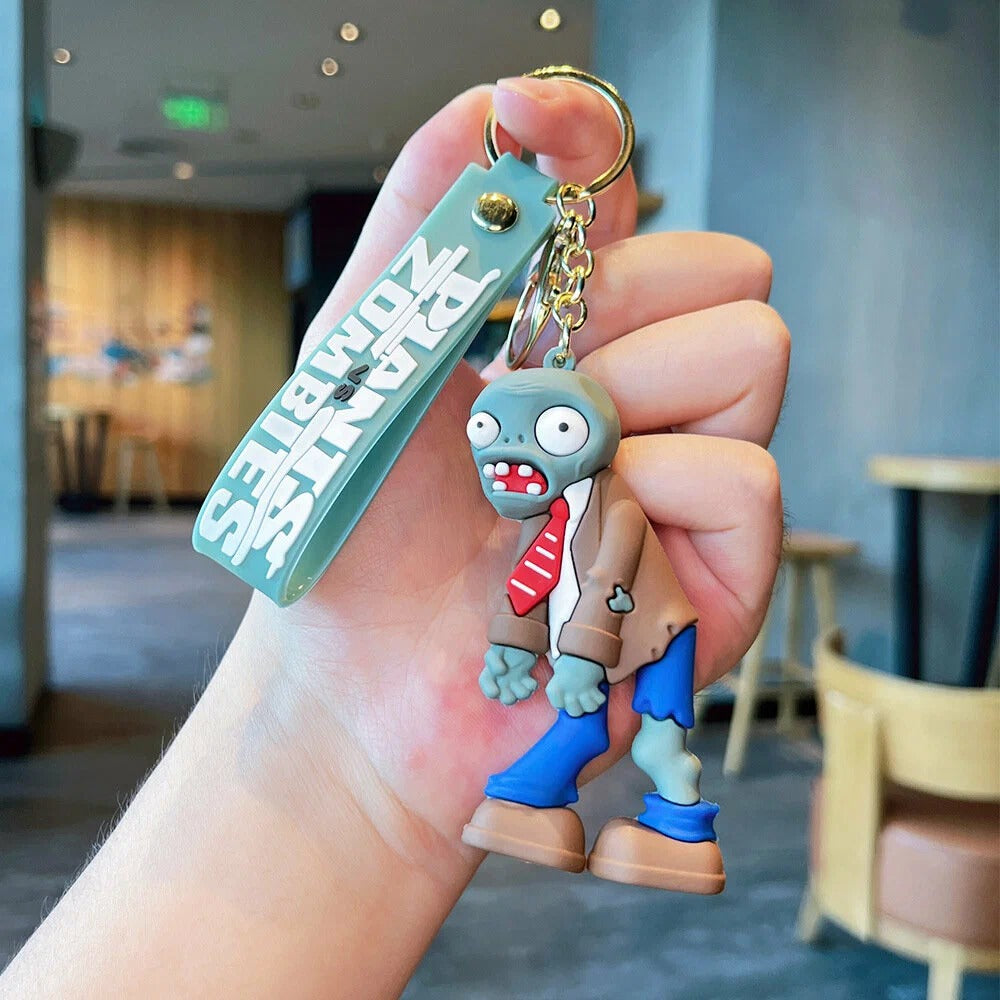 Quirky Plants vs Zombies 3D Keychain