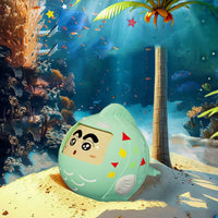 Shinichan Fishy Fin Pal Expression Keychain