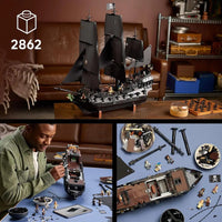 Jack Sparrow’s Pirate Ship Building Blocks (2862 Pcs)