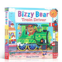 Bizzy Bear Interactive Push-Pull Board Book Collection
