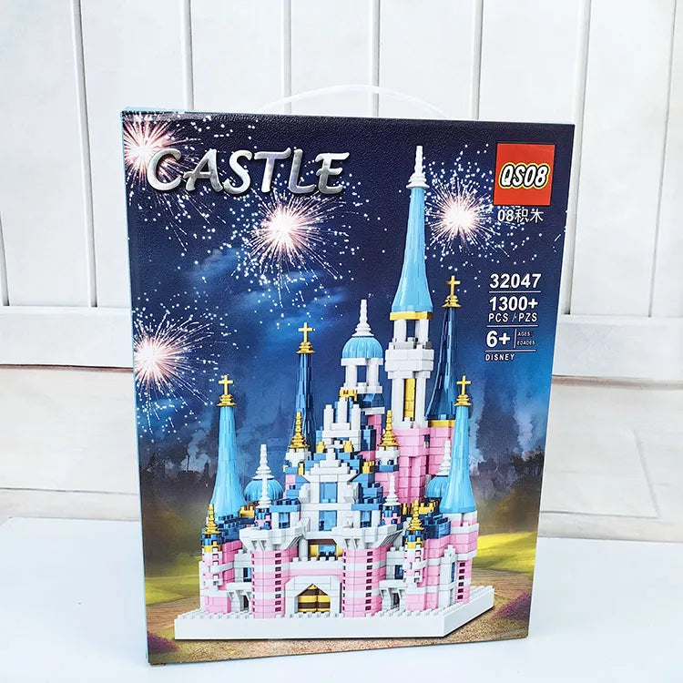 DZNY Dream Castle Building Blocks (1300+ Pcs)