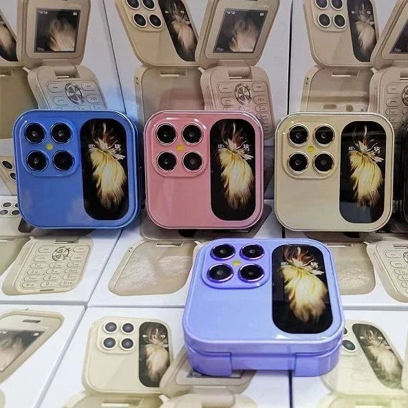 AtomFlip i17 Mini Folding Phone