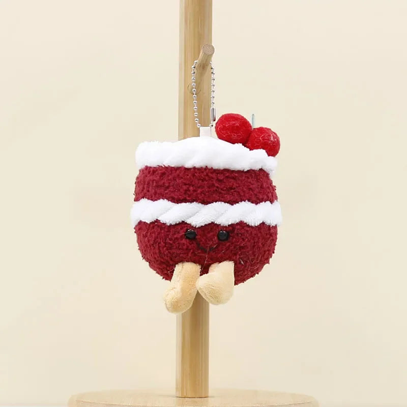 JC Style Cake Plush Keychain