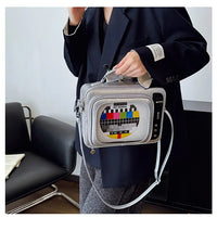 Retro Edition TV Statement Crossbody Bag