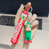 Brainrot Meme Riot Keychain