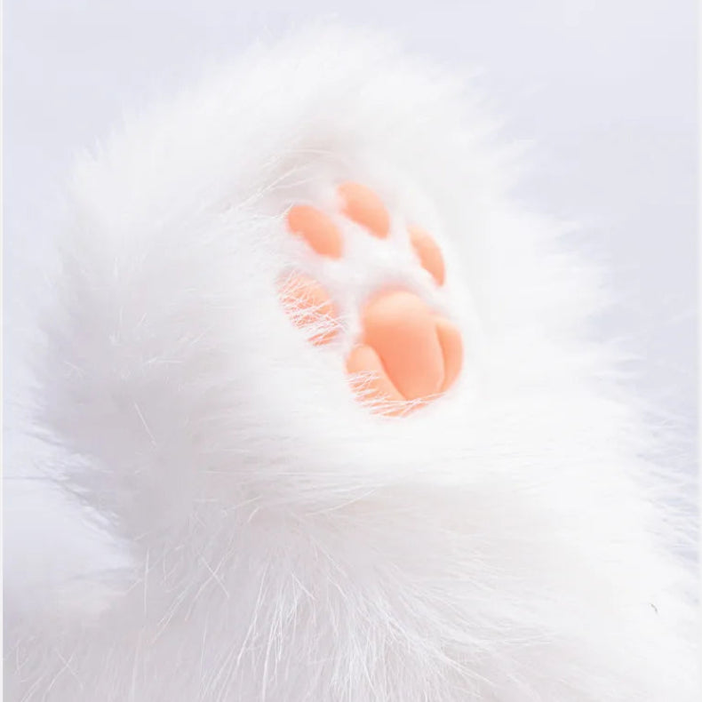 Bear Hugs Realistic Angora Rabbit Plush Backpack