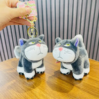 Lucifer Cat Grim Attitude Keychain