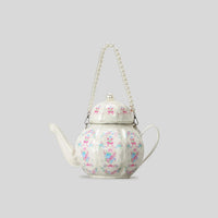 Berry-Sweet Victorian Teapot Premium Crossbody Bag