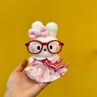 Little Nerd Miffy Plush Keychain