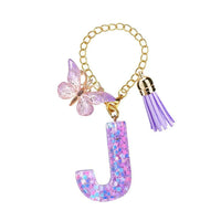 Butterfly Liquid Luxe Letter Charm