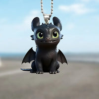 Nighty Fury Dragon Magic 2D Keychain