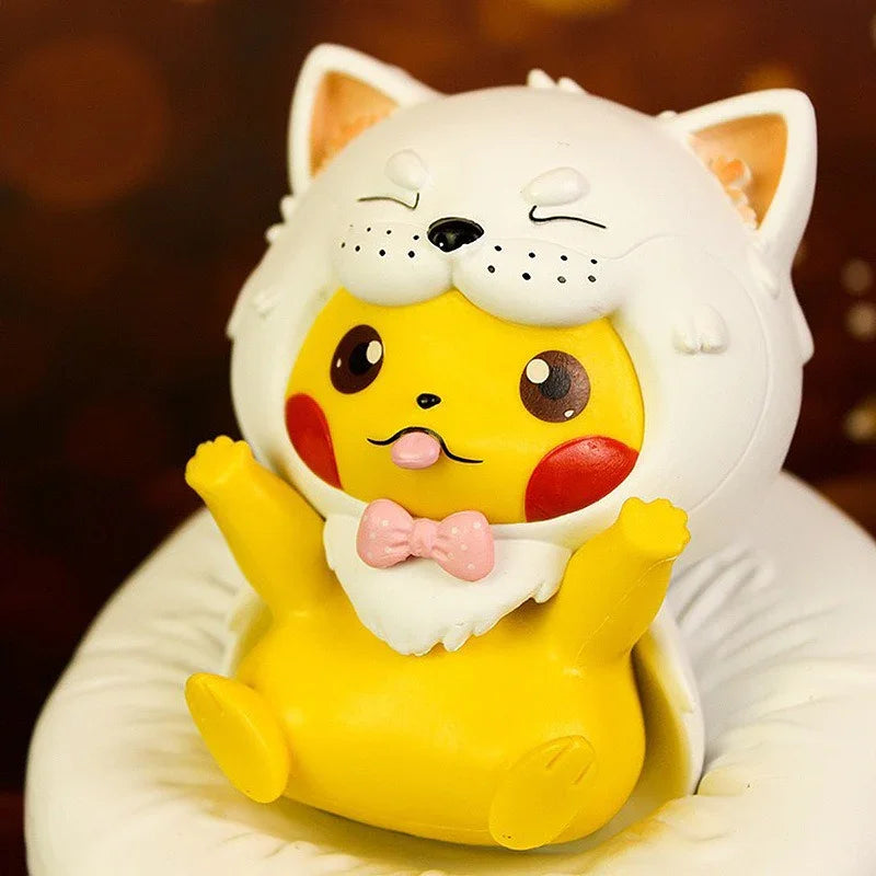 Pokimoen Pikachu Dog Party Figurine (13 cm)