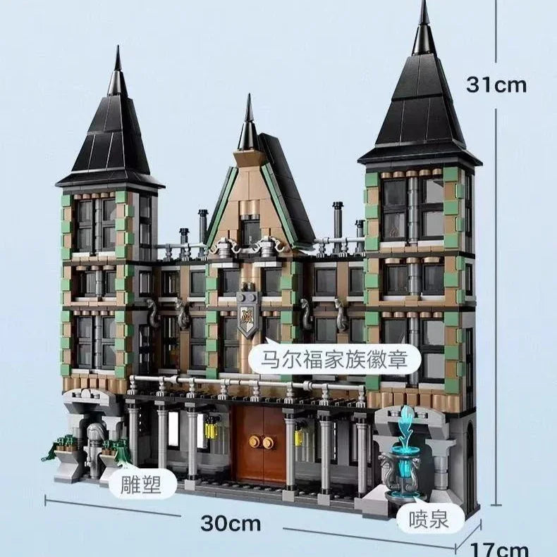 HP Malfoy Manor Building Block Set (1601 Pcs)