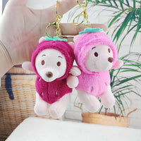 DZNY Pineapple Pooh Plush Keychain - Bear Hugs