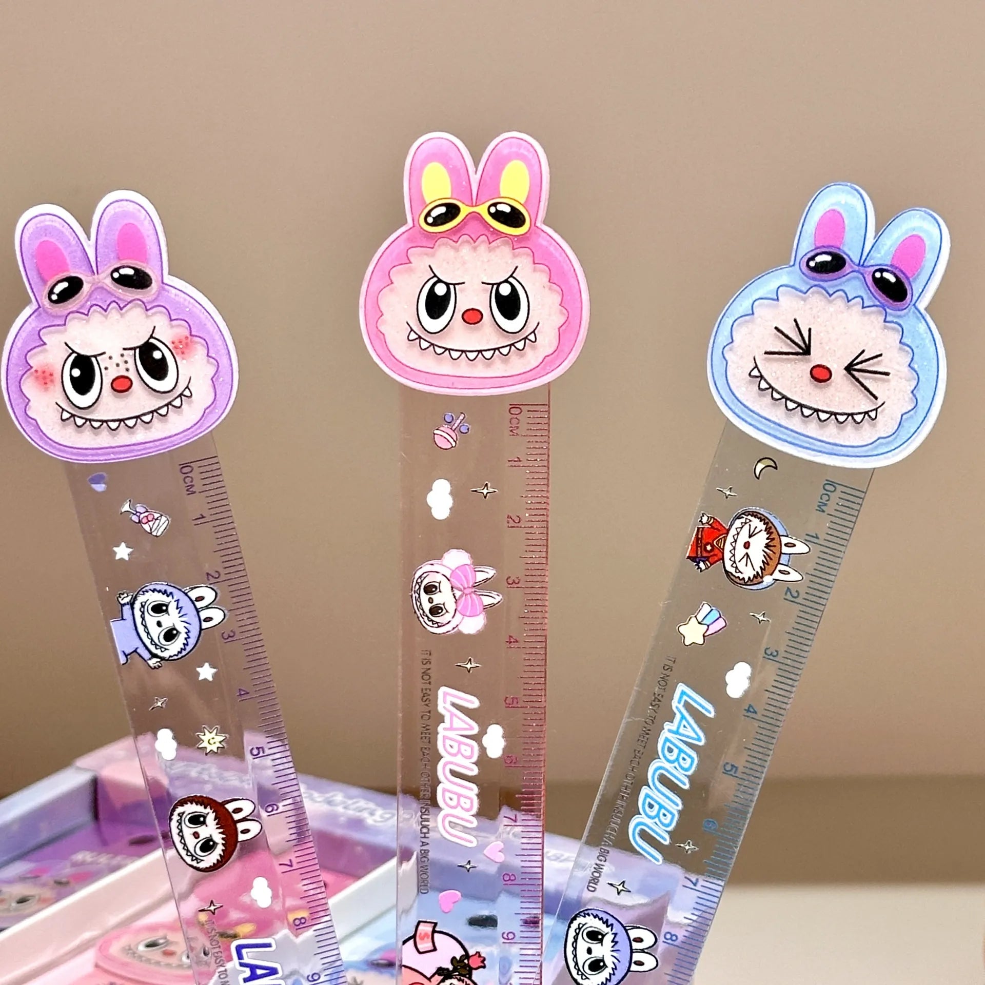 Labubu Cute Expressions Ruler