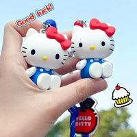 Genuine Hello KT Classic Red-Blue Keychain