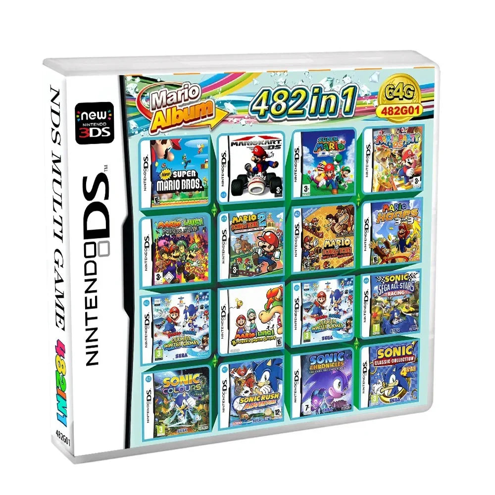 Multiple Games 4300 in 1 NDS Cartridges (English US)