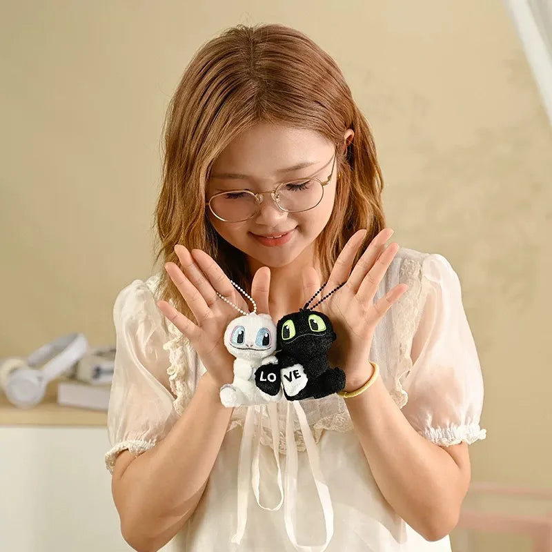 Night & Light Fury Love Keychain Set