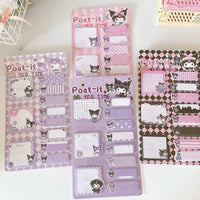 Kuromi Tea Time Multi-Tab Sticky Notes