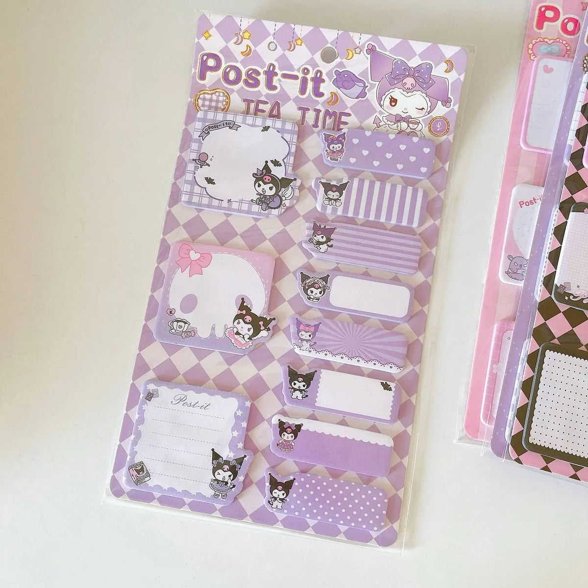 Kuromi Tea Time Multi-Tab Sticky Notes