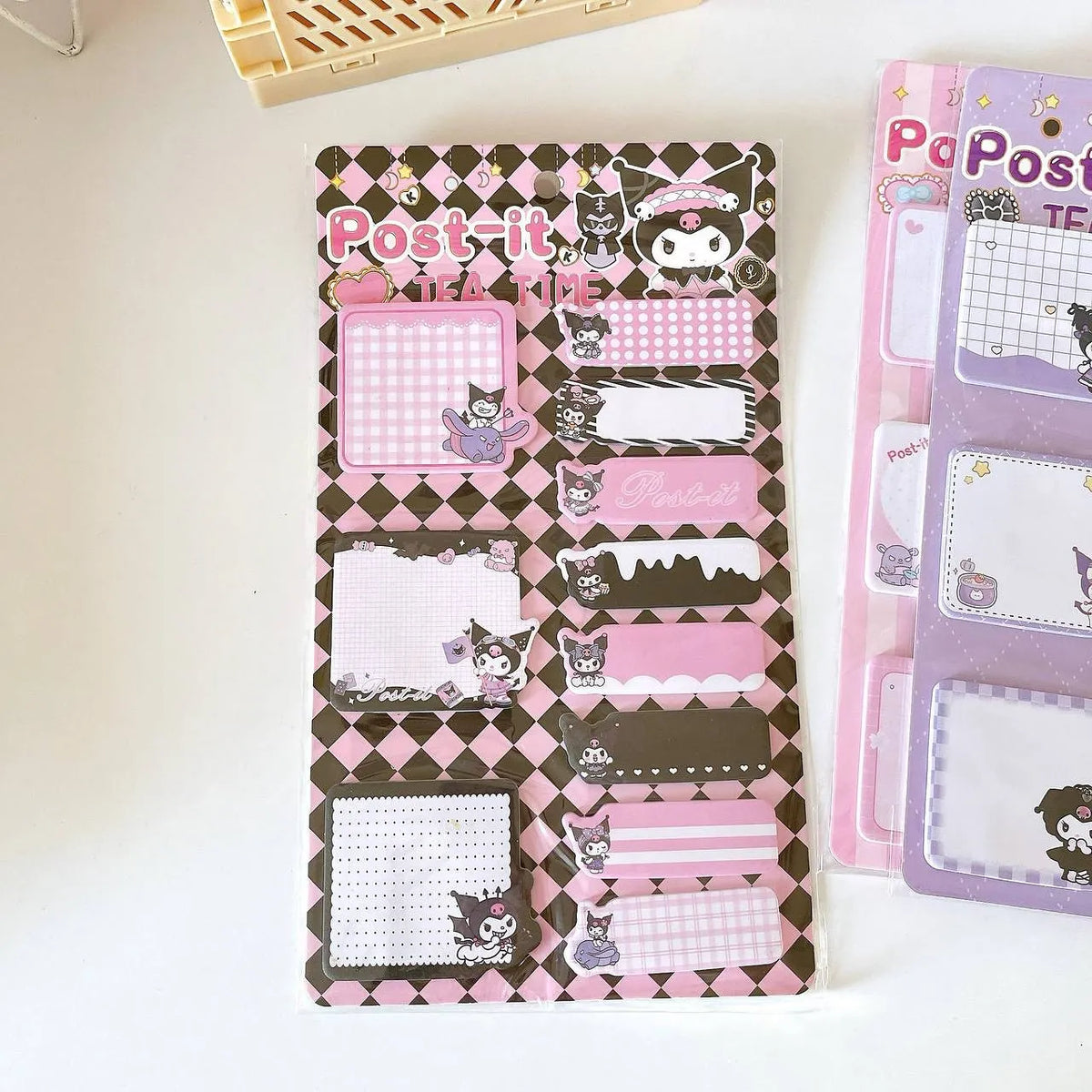 Kuromi Tea Time Multi-Tab Sticky Notes