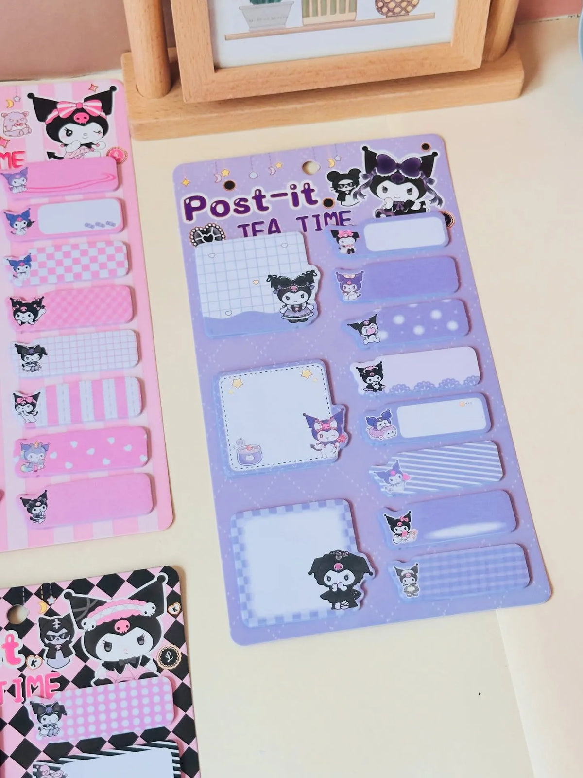 Kuromi Tea Time Multi-Tab Sticky Notes