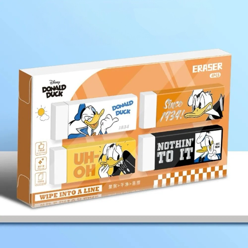 Iconic Anime & DZNY Collector Erasers (Pack of 4)