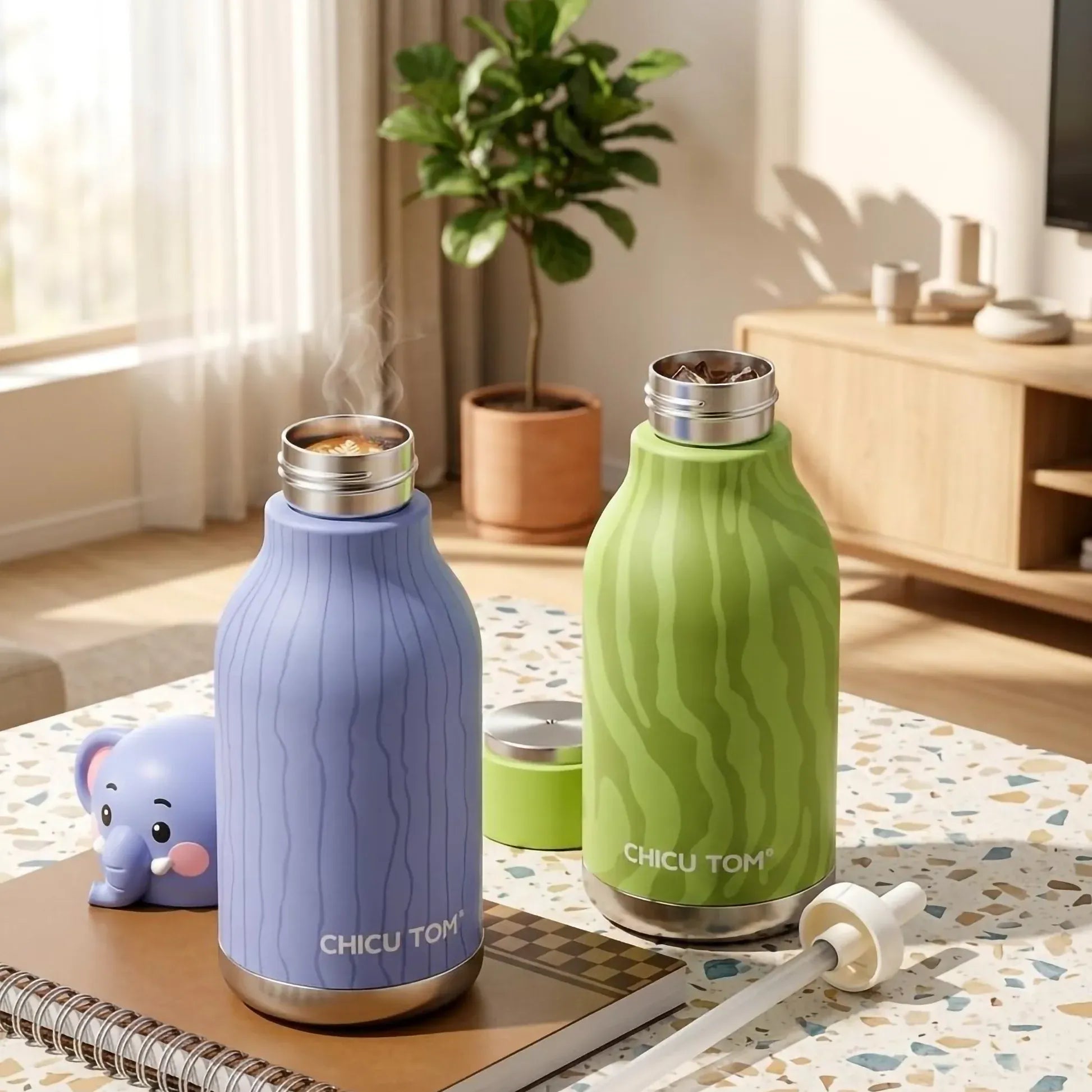 Chicu Tom Animal Safari Insulated Water Bottle (480 ml)