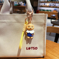 Forest Poodle Charming Loop Keychain