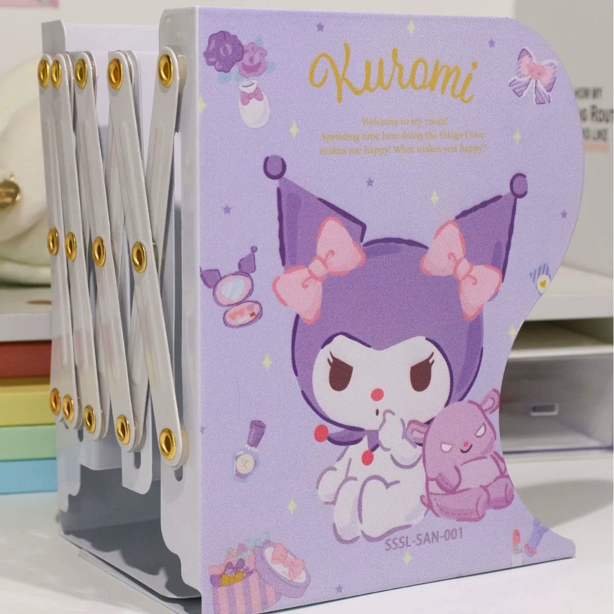 Kuromi Purple Mania Desktop Book Stand