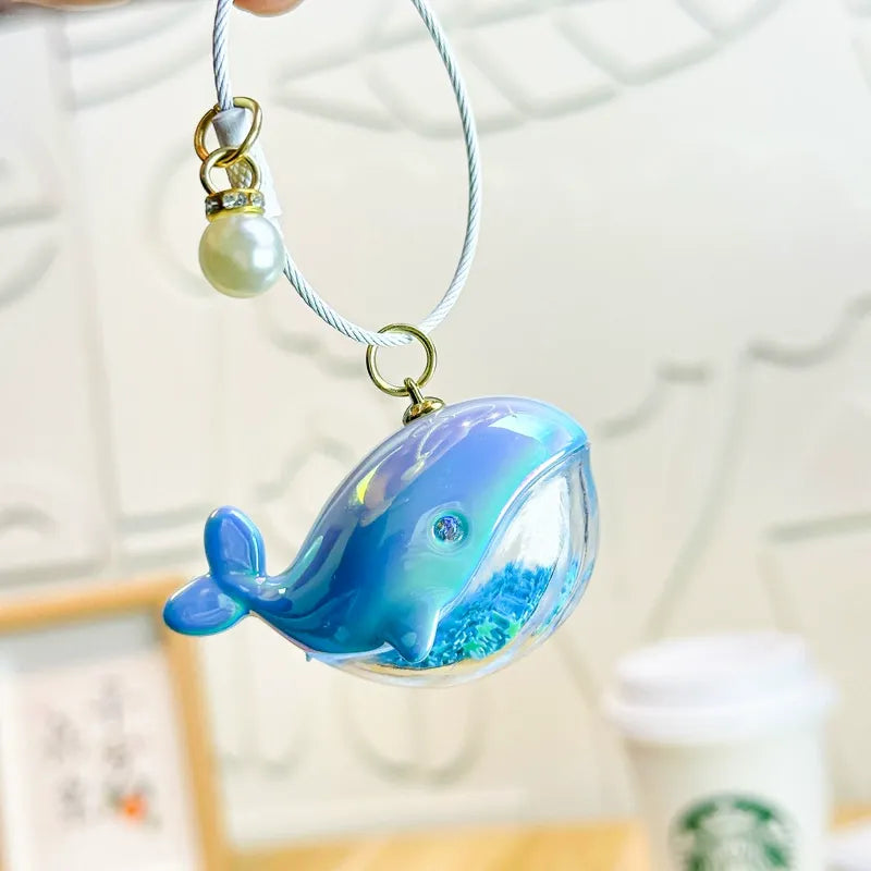 WIFTY Ocean Whisperer Whale Keychain