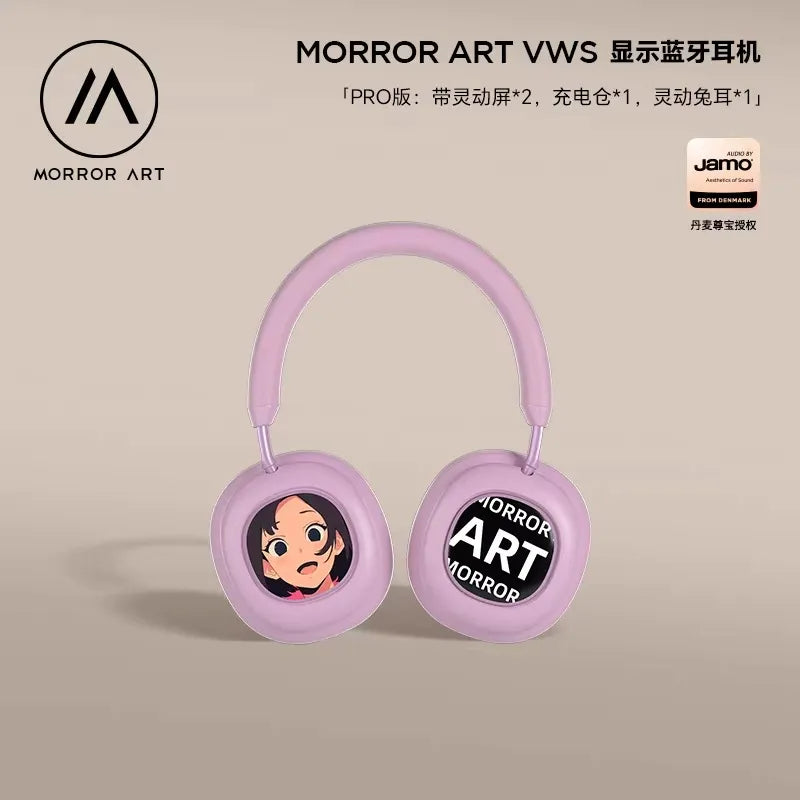 MORROR ART VWS Display Bluetooth Headphones