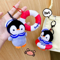 Arctic Sailor Penguin Plush Keychain