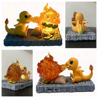 Charmander x Calcifer Crossover Glow Desk Figure
