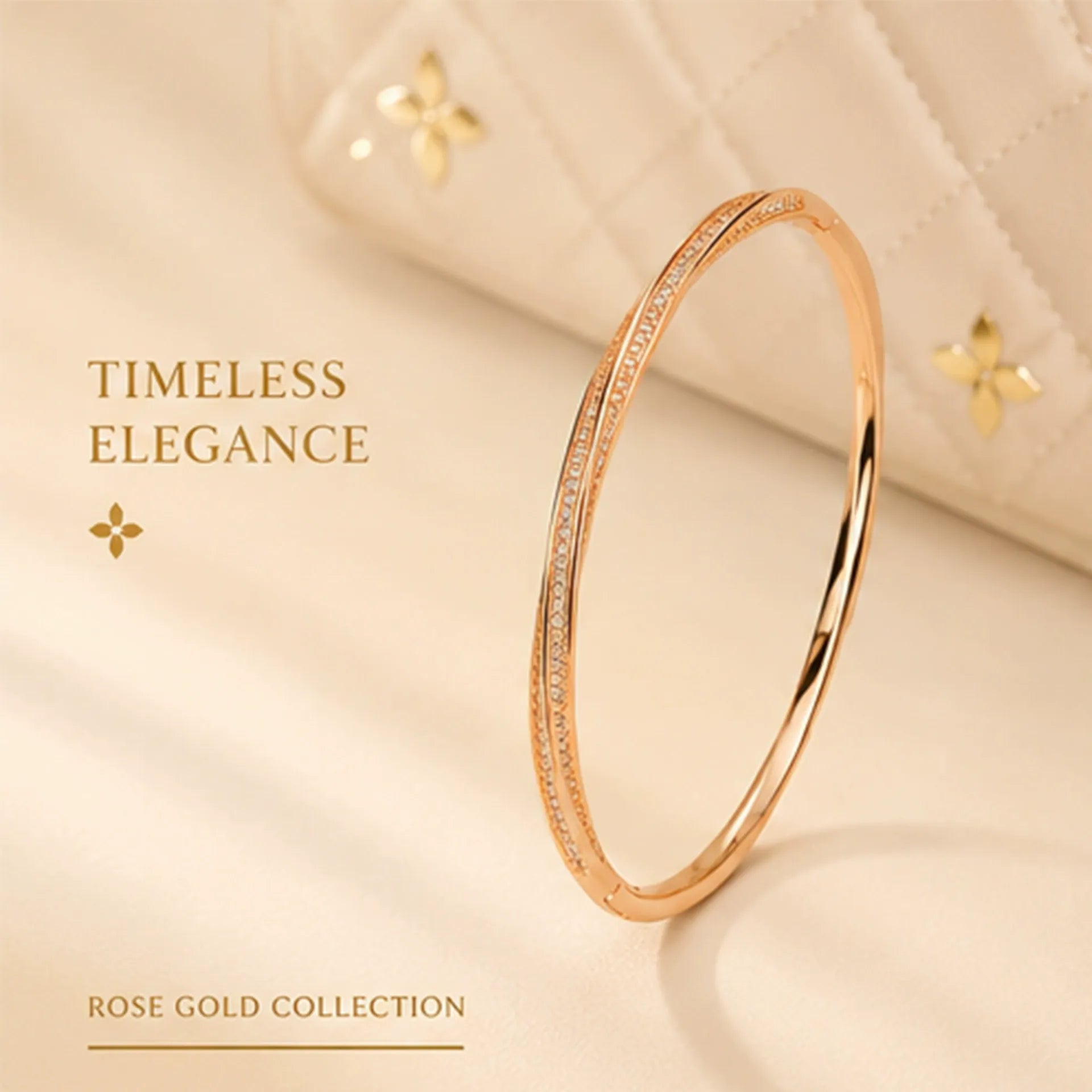 Luxury Mobius Twist Starry Sky Bangle