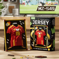 World Cup Legends Micro-Particle Football Jersey Building Blocks