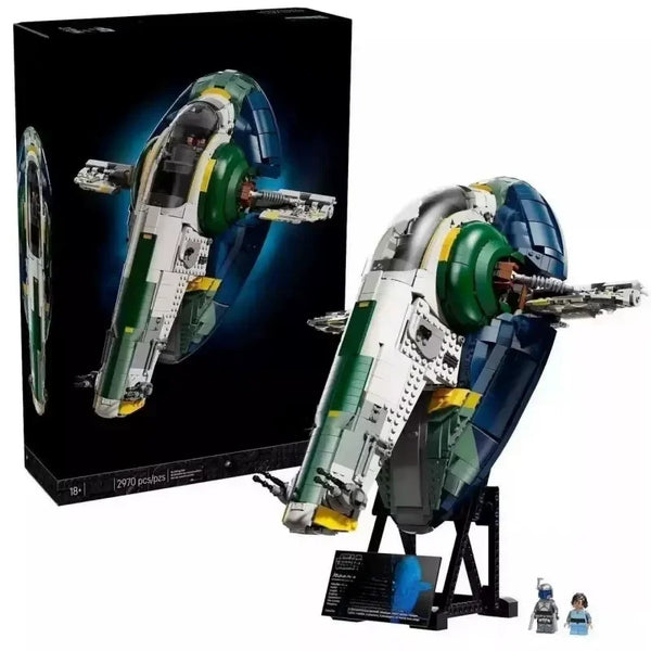 Jango Block Jango Fett’s Firespray Starship Blocks (2970 Pcs)