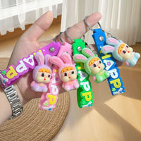 Cry Baby Happy Power Keychain