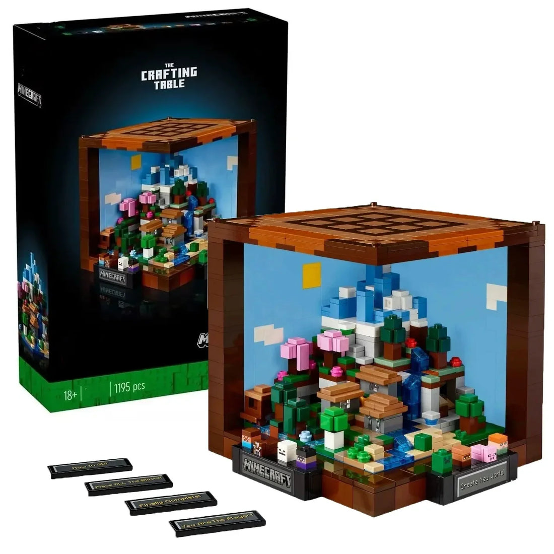 Minekraft Crafting Table Building Blocks (1195 Pcs)