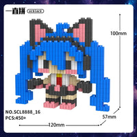 Hatsune Miku Digital Diva SCL8888 3D Chibi Blocks