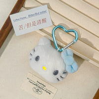 Hello KT Heart Lock Buckle Pendant
