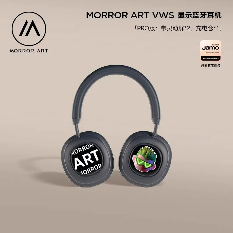 MORROR ART VWS Display Bluetooth Headphones