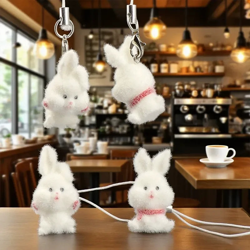 Velvet Hopper Soft Bunny Charm
